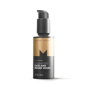 Michael Strahan Hydrating Face and Beard Wash Men’s Grooming and Skincare for Dry, Sensitive Skin | Moisturizing, Refreshing, Facial Cleanser | 3.4 Fl. Oz