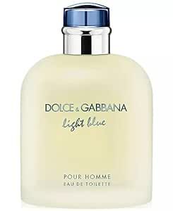 Dolce & Gabbana Eau de Toilettes Spray, Light Blue, 4.2 Fl Oz For Men or/and Pour Homme