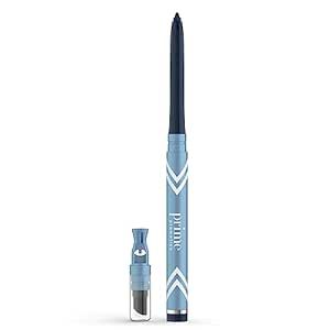 PRIME PROMETICS PrimeEyes Glide Eyeliner for Mature Women – Waterproof, Long-Stay and Mess-Proof – Gel Cream Texture, Discreet Sharpener and Effective Smudger (Sapphire (blue))
