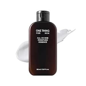 ONE THING FOR MEN All in One Moisture Essence 5.07 fl oz | Men's Face Moisturizer, Aftershave Lotion, Daily Hydrating Serum | Korean Skin Care