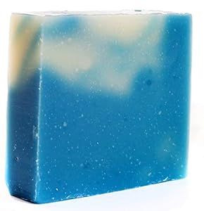 360Feel Men's Cool Water Cologne Soap -Large 5oz Organic Castile Handmade Soap bar -Bold Masculine fragrance- Pure Essential Oil Natural Soaps- Made in USA- Gift ready, Blue (SG1-CPS01RM-014)