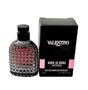Valentino UOMO Born In Roma INTENSE Men Travel Splash EDP MINI Perfume Intensa 4 ML / 0.135 Fl Oz