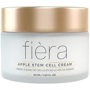FIERA Moisturizing Face Cream With Apple Stem Cells - For Mature Skin, Anti Aging Skincare For Face, Day and Night - Combats Dark Spots & Wrinkles With Hyaluronic Acid - 1.69 FL. OZ. / 50 ML