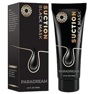 PARADREAM Blackhead Remover Mask, Charcoal Face Mask for Black Head Remover, Blackhead Peel Off Face Mask Pore Cleaner Helps Men & Women Face Skin Care - Gold 80mL