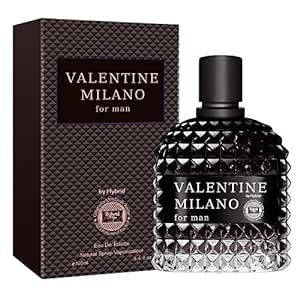 Hybrid & Company Valentine Milano For Men Smoked Vetiver Mens Perfume Captivating Scent Perfume,3.4 Fl Oz