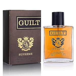 Urban Collection Guilt Supreme for Men - Masculine Fragrance Formulated with Leather on Top - Woody-Earthy Aroma Establishing the Green Elements - Cologne that Matches Your Masculinity and Confidence
