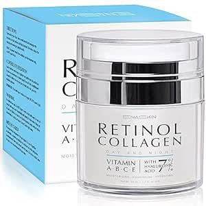 EnaSkin Retinol Cream for Face& Neck,Retinol Moisturizer with Hyaluronic Acid, Anti Aging Face Cream,Day&Night for Men & Women