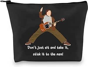 G2TUP Rock Tv Show Cosmetic Bag Musical Band Makeup Bag Don’t Just Sit And Take It Stick It To The Man (Rock Tv)