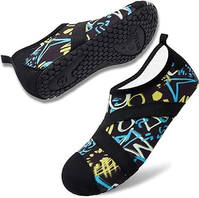 VIFUUR Womens Mens Water Shoes Barefoot Quick Dry Aqua Socks for Beach Swim Yoga Outdoor Sports