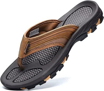 Beach Flip Flops For Men Arch Support Comfortable Athletic Thong Sandals Indoor And Outdoor Sports Sandals