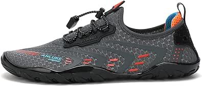 ANLUKE Mens Womens Water Shoes Swim Shoes Aqua Shoes Barefoot Quick-Dry Beach Surf Water Sports Shoes